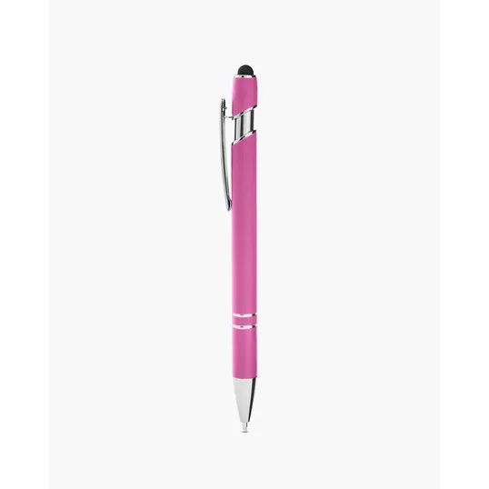 Rubberized Aluminum Click Stylus Pen — view 7