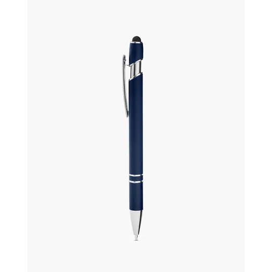 Rubberized Aluminum Click Stylus Pen — view 8