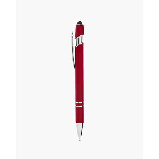 Rubberized Aluminum Click Stylus Pen — view 9