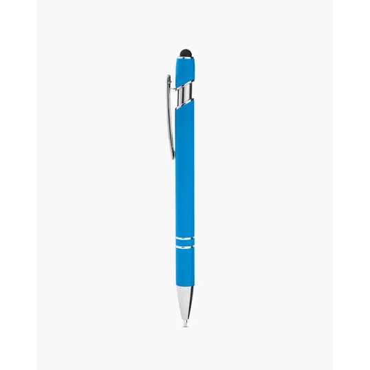 Rubberized Aluminum Click Stylus Pen — view 10