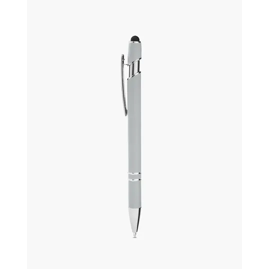 Rubberized Aluminum Click Stylus Pen — view 12