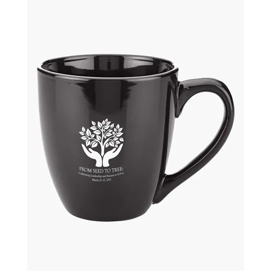 15 oz. Bistro Style Ceramic Mug — view 5