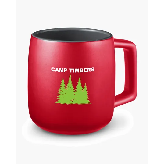 15 oz. Geo Square Handle Ceramic Mug — view 7