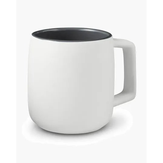 15 oz. Geo Square Handle Ceramic Mug — view 4