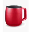 15 oz. Geo Square Handle Ceramic Mug — view 3