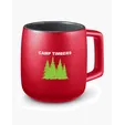 15 oz. Geo Square Handle Ceramic Mug — view 7