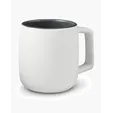 15 oz. Geo Square Handle Ceramic Mug — view 4