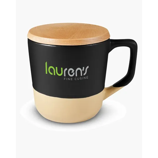 16.5 oz. Boston Mug with Wood Lid — view 7