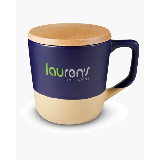 16.5 oz. Boston Mug with Wood Lid — view 9