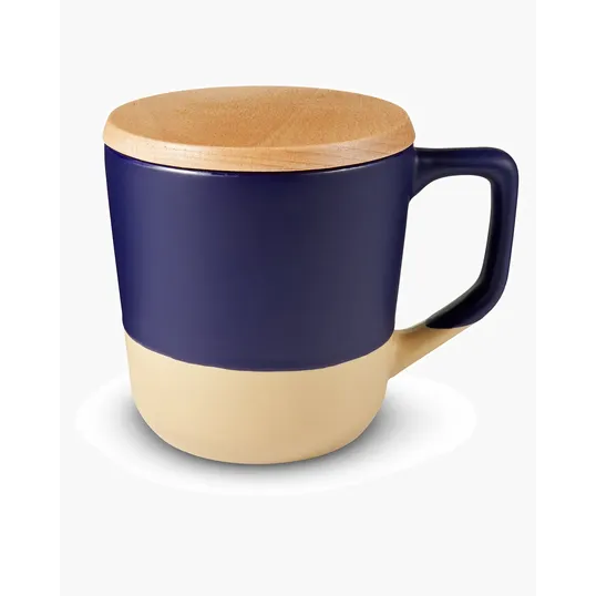 16.5 oz. Boston Mug with Wood Lid — view 3