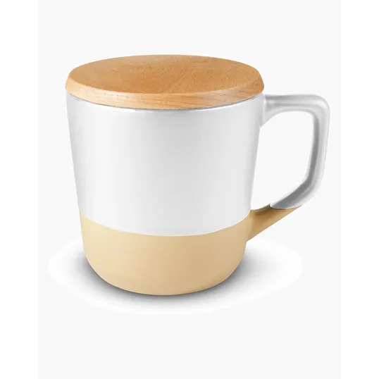 16.5 oz. Boston Mug with Wood Lid — view 5