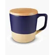 16.5 oz. Boston Mug with Wood Lid — view 3