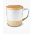 16.5 oz. Boston Mug with Wood Lid — view 5