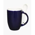 12 oz. Ceramic Mug with Spoon