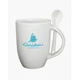 12 oz. Ceramic Mug with Spoon — view 6