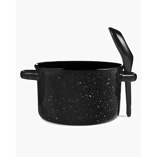 Campfire 20 oz. Ceramic Soup Bowl With Spoon — view 2