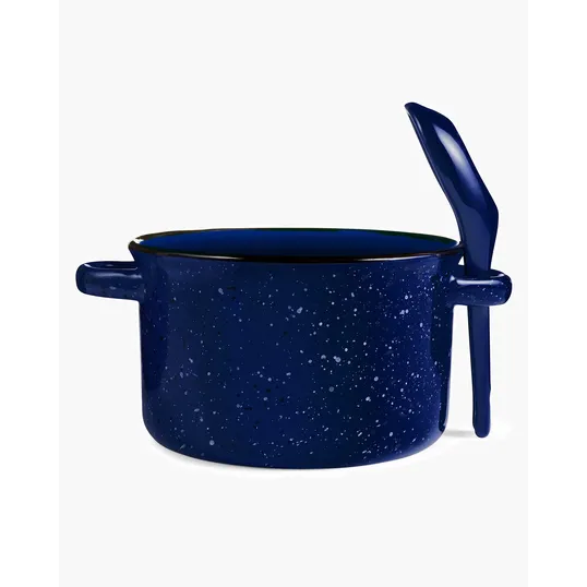 Campfire 20 oz. Ceramic Soup Bowl With Spoon — view 4
