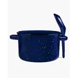 Campfire 20 oz. Ceramic Soup Bowl With Spoon — view 4