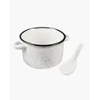 Campfire 20 oz. Ceramic Soup Bowl With Spoon — view 8