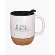 14 oz. Ceramic Mug With Cork Base — view 4