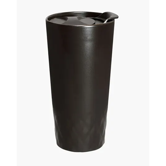 14 oz. Double Wall Ceramic Textured Tumbler