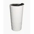 14 oz. Double Wall Ceramic Textured Tumbler — view 2