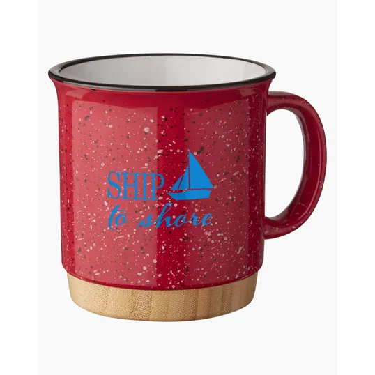 15 oz. Campfire Mug With Bamboo Base — view 7