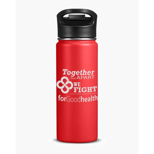 18 oz. Double-Wall Vacuum Bottle With Sip-Thru Top — view 2