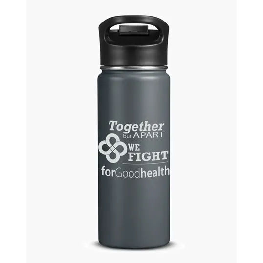 18 oz. Double-Wall Vacuum Bottle With Sip-Thru Top — view 3