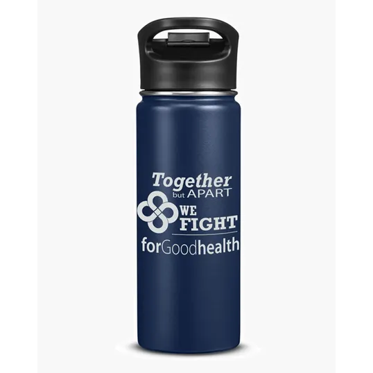 18 oz. Double-Wall Vacuum Bottle With Sip-Thru Top — view 4