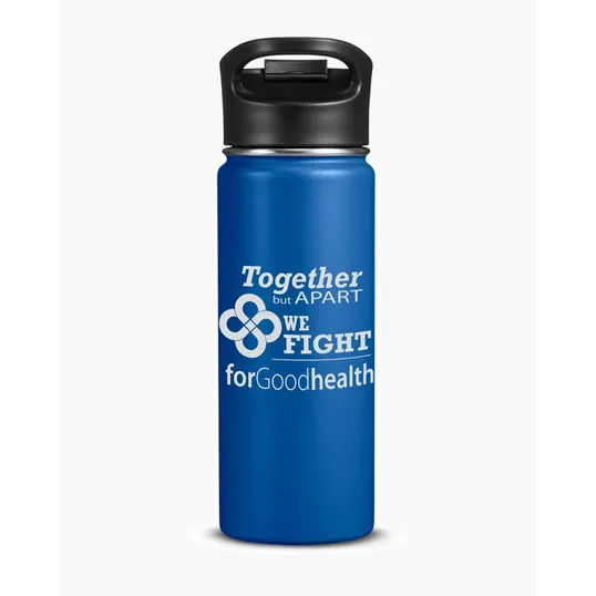 18 oz. Double-Wall Vacuum Bottle With Sip-Thru Top — view 6