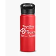 18 oz. Double-Wall Vacuum Bottle With Sip-Thru Top — view 2