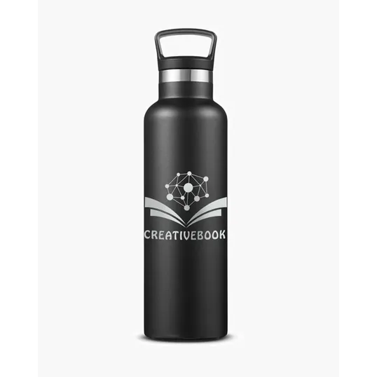 Columbia 21 oz. Double-Wall Vacuum Bottle with Loop Top — view 6
