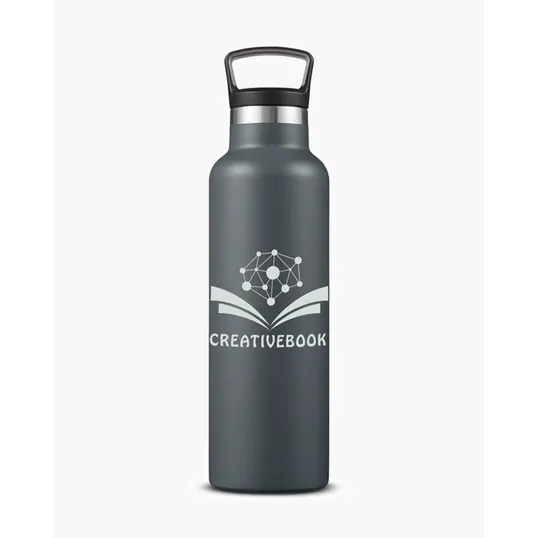 Columbia 21 oz. Double-Wall Vacuum Bottle with Loop Top — view 8