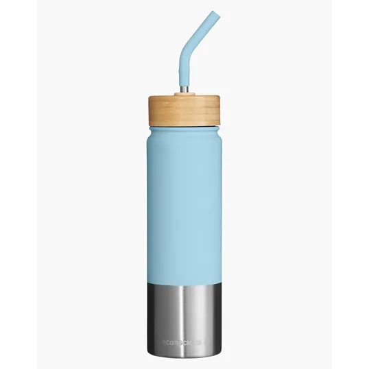 24 oz. Stainless Steel Tumbler With Bamboo Lid — view 3