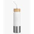24 oz. Stainless Steel Tumbler With Bamboo Lid — view 6