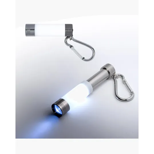 Expandable LED Flashlight with Carabiner — view 2