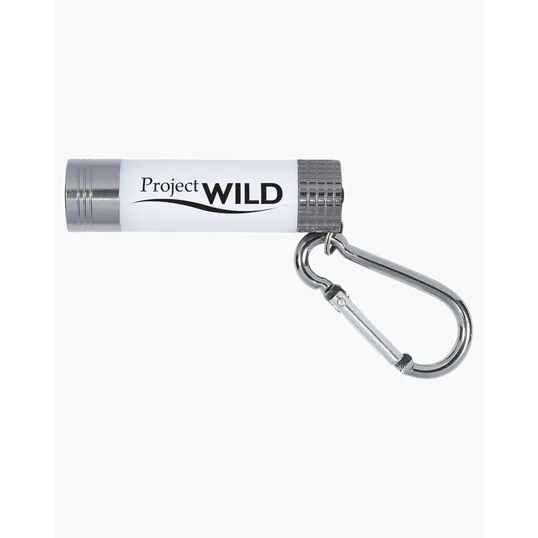 Expandable LED Flashlight with Carabiner — view 5