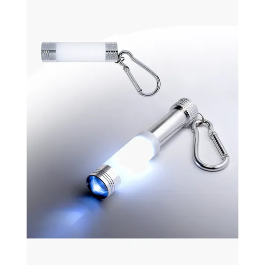 Expandable LED Flashlight with Carabiner — view 3