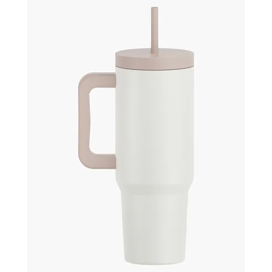 Aspen 40 oz. Vacuum Insulated Stainless Steel Tumbler With Handle