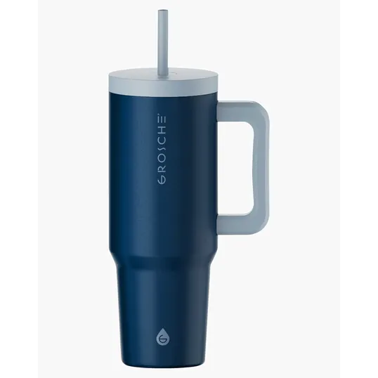 Aspen 40 oz. Vacuum Insulated Stainless Steel Tumbler With Handle — view 5