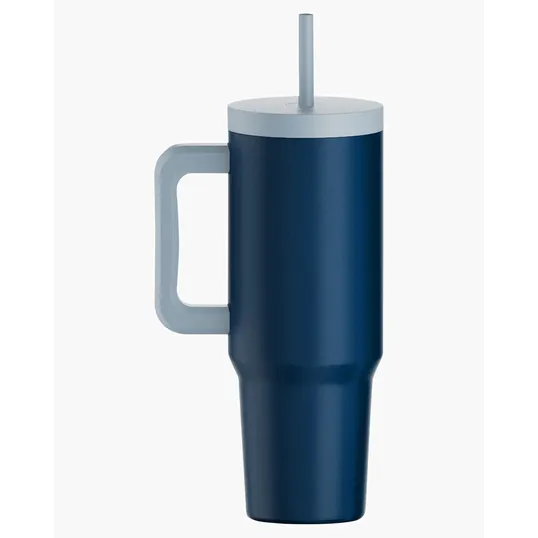 Aspen 40 oz. Vacuum Insulated Stainless Steel Tumbler With Handle — view 6