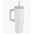 Aspen 40 oz. Vacuum Insulated Stainless Steel Tumbler With Handle
