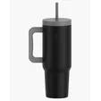 Aspen 40 oz. Vacuum Insulated Stainless Steel Tumbler With Handle — view 4