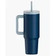 Aspen 40 oz. Vacuum Insulated Stainless Steel Tumbler With Handle — view 6
