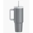 Aspen 40 oz. Vacuum Insulated Stainless Steel Tumbler With Handle — view 10