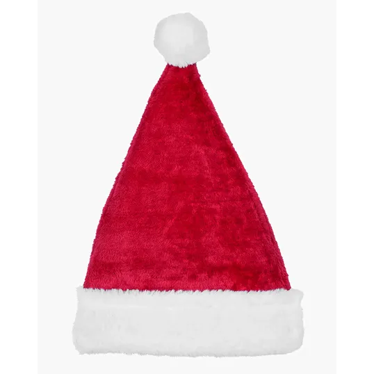 Holiday Christmas Plush Santa Hat — view 2