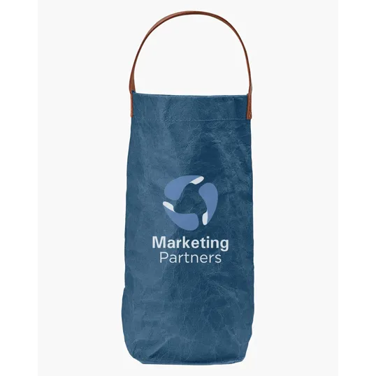 Prime Line Washed Kraft Paper Wine Tote Bag — view 6