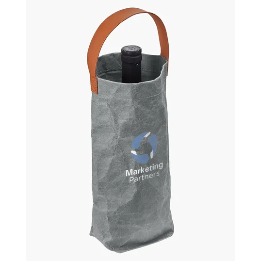 Prime Line Washed Kraft Paper Wine Tote Bag — view 11