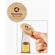 Prime Line Bamboo Bottle Opener with Magnet